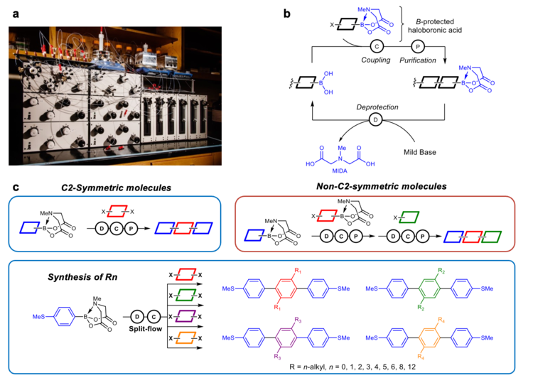 Automated Synthesis for Molecular Electronics